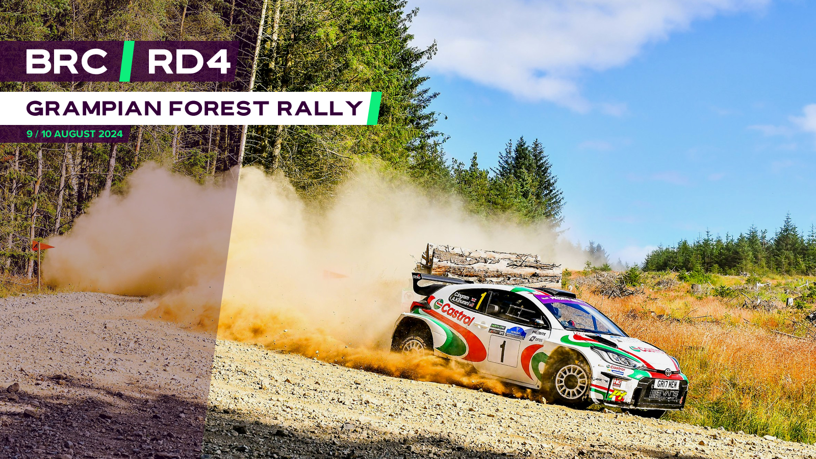 BRITISH RALLY CHAMPIONSHIP / ROUND 4 / GRAMPIAN FOREST STAGES RALLY 2024